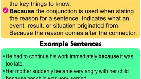 Example Of Complex Sentence Using Because Sentence Combining Part One