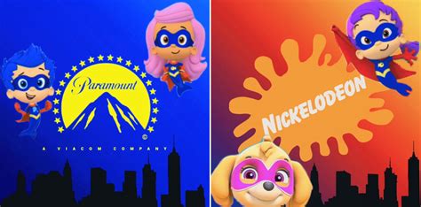 Paramount Pictures Logo Bubble Guppies Nick Jr Guppy Save The Day