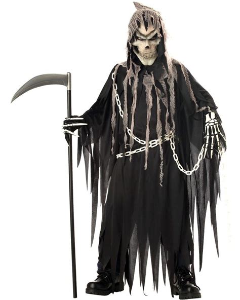 Mr Grim Boys Costume Grim Reaper Halloween Costume