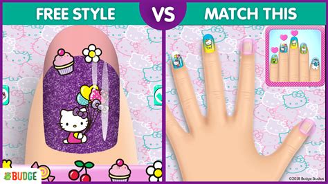 A new online spa salon game for girls is available starting from today inside the hello kitty games category, and you dear children ca nsee that you will have to make sure that in this new challenge, you will be able to help hello kitty to create the cutest and the most interesting nail designs that you can. Hello Kitty Nail Salon - Budge Studios—Mobile Apps For Kids
