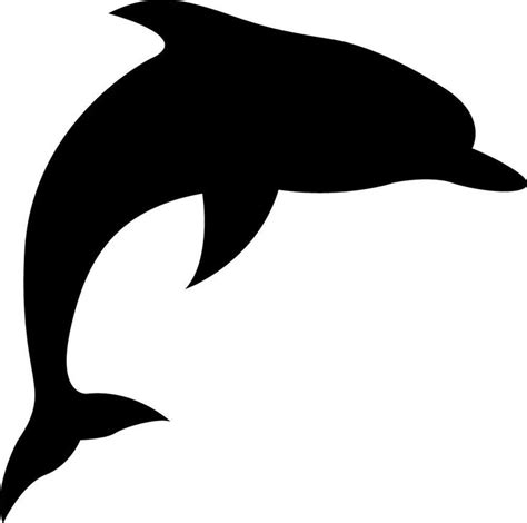 Dolphin Silhouette Wall Sticker Dolphin Silhouette Silhouette