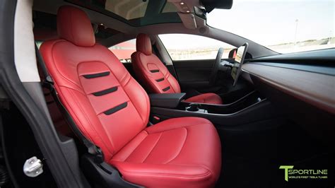 Tesla's q1 '21 deliveries prove elon musk was right about the model s and x in 2019. Tesla Model 3: World's First Red Leather Seat Interior ...