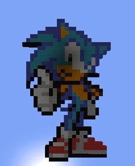 You always go crazy for our new sets of mystery pictures. Sonic Pixel Art Minecraft Project
