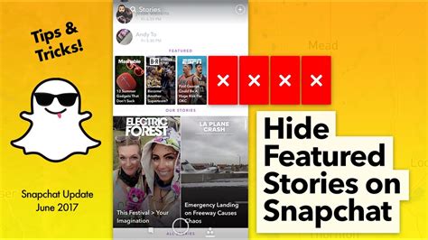 how to hide featured stories on snapchat youtube