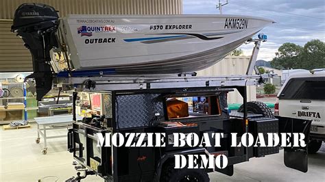 Dot Camping Trailer With Mozzie Boat Loader Youtube