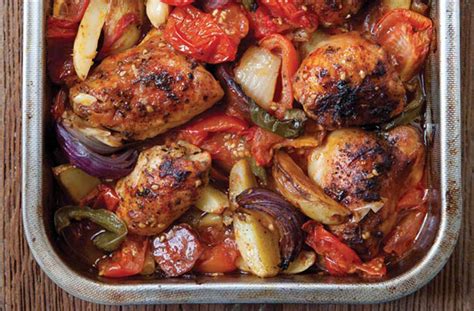 The hairy dieters make it easy. Hairy Bikers' Spanish Chicken Bake | Spanish Recipes | GoodtoKnow