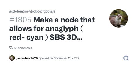 Make A Node That Allows For Anaglyph Red Cyan Sbs 3d Effect