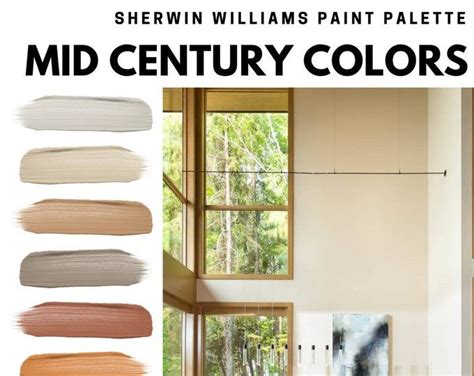 Scandinavian Paint Color Palette Sherwin Williams Interior Etsy