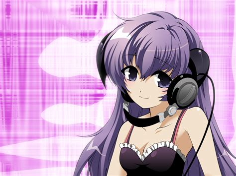 17 Anime Wallpaper Girl With Headphones Anime Top Wallpaper