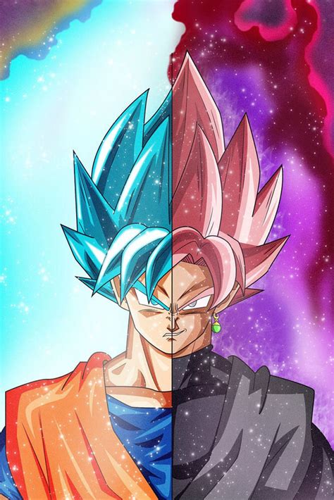 He used the super dragon balls to swap bodies with goku, and became goku black. Dragon Ball Super Poster Goku Black Blue Half Bodies 12in ...
