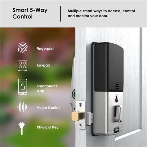Buy Lockly Vision Smart Lock With Hd Doorbell Camera Pin Genie