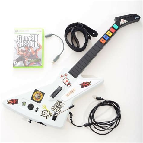 Guitar Hero Ii Xplorer Wired Redoctane Xbox 360 W Guitar Hero 2 Game Strap Usb Ebay