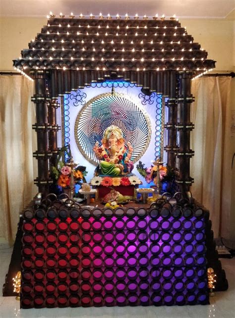 Eco Friendly Ganesh Decoration Ganapati Bappa Morya