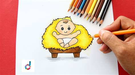 How To Draw Baby Jesus For Kids Gannons Gab