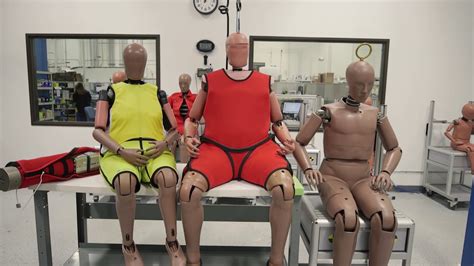 New Crash Test Dummies Model Obese And Elderly Drivers YouTube