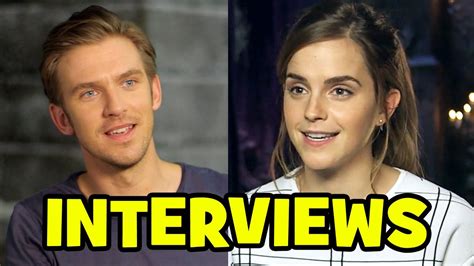 BEAUTY AND THE BEAST 2017 Cast Interviews - YouTube
