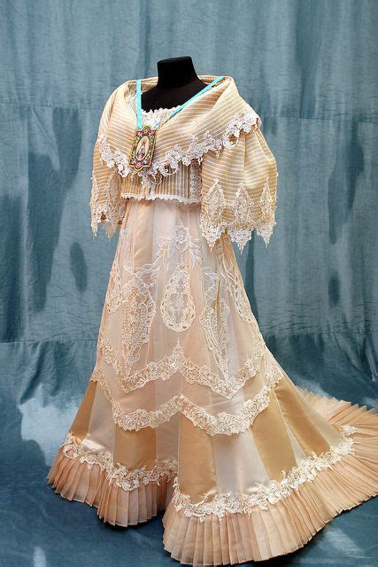 Traje De Mestiza Filipiniana Wedding Dress Modern Filipiniana Gown