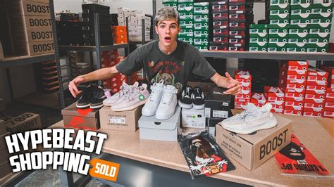 Hypebeast Shopping For 3000 In Sneakers Youtube