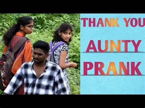 Thank You AUNTY PRANK In Telugu Prank In Bapatla 2019 PRANK