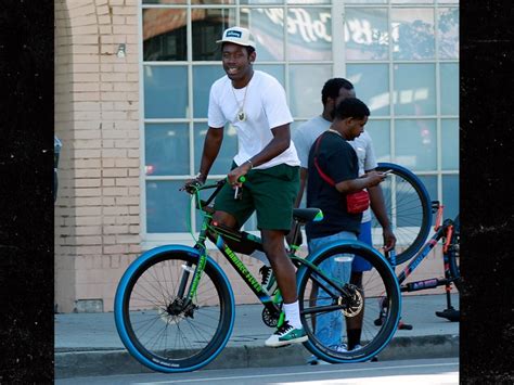 Tyler The Creator Surfs On His Bike In La Famous Reporters