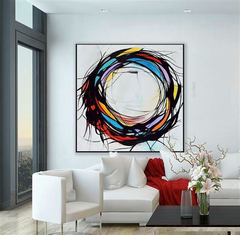Modern Art Home Decor Colorful Abstract Painting Modern Abstract