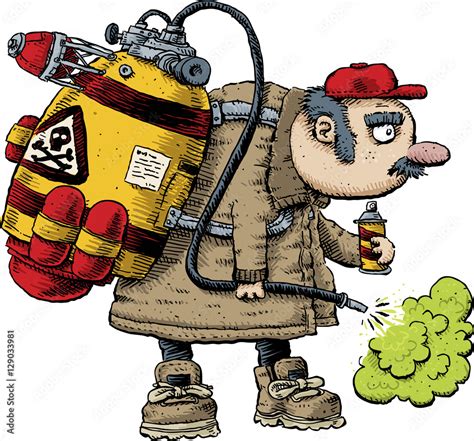 Cartoon Poison Gas