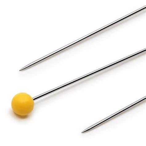 dritz® 1 75 extra long yellow heads color nickel plated steel ball pins 250ct pins michaels