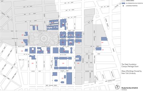 New York University Campus Preservation Plan Mbb Architects
