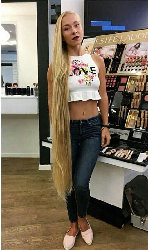 Very Long Blonde Hair