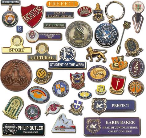 School Badges Name Badges And Lapel Pins