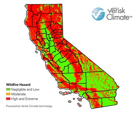 Includes perimter and hot spot maps. Wildfire Report Shows 2 Million California Homes at Risk ...
