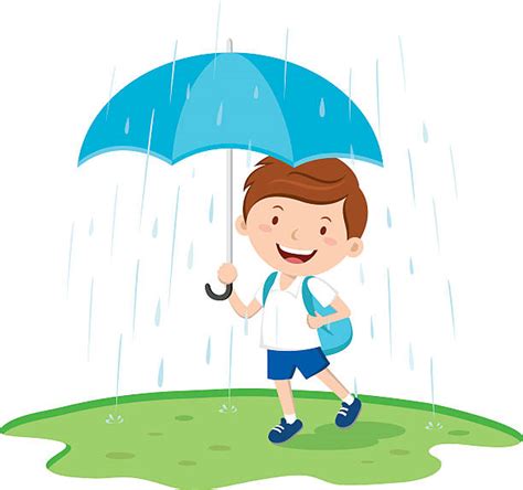 Royalty Free Child Umbrella Clip Art Vector Images And Illustrations