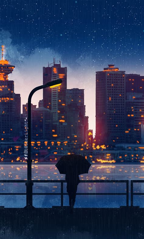 Anime Night City Wallpapers Top Hình Ảnh Đẹp