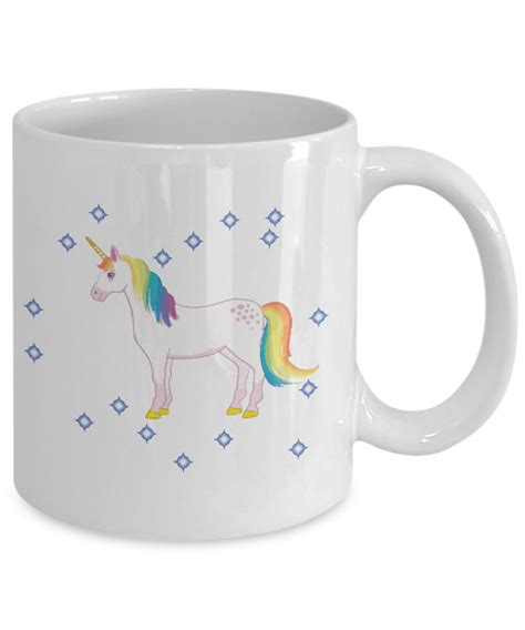 Rainbow Unicorn Mug Rainbow Unicorn Coffee Cup Unicorn Coffee