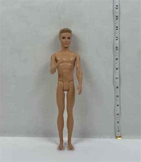 Mattel Barbie Nude Doll Long Blonde Hair Violet Eyes Model Muse New