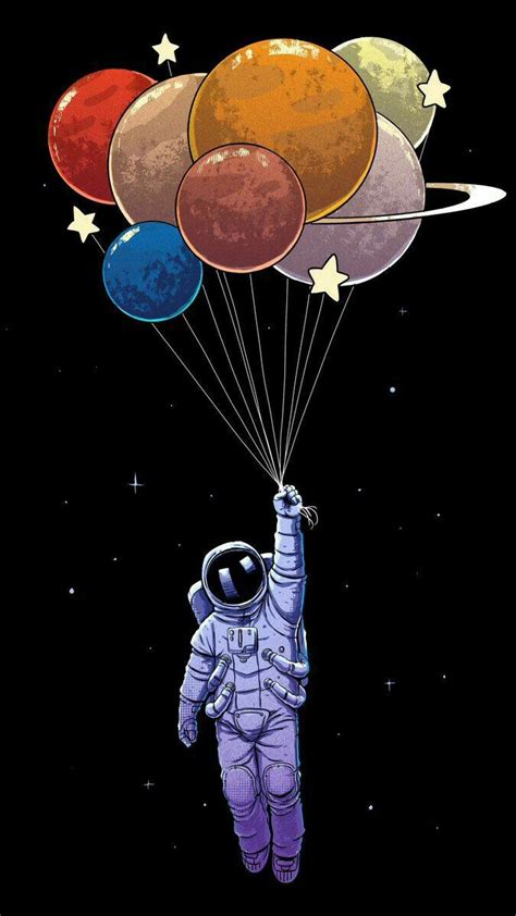 Pin By Disa On Legais Iphone Wallpaper Illustration Astronaut