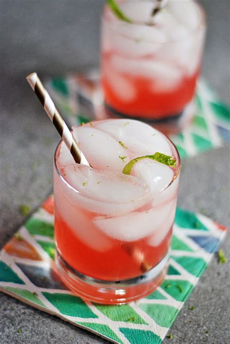 A Tasty Simple Gin Cocktail Gets Kicked Up A Notch With Grenadine Lime And Bubbly Club Soda