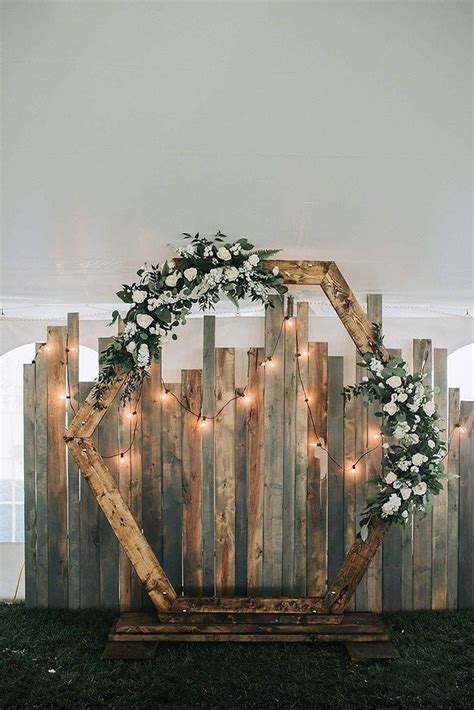 36 Rustic Wedding Decor For Country Ceremony Rustic Wedding Alter
