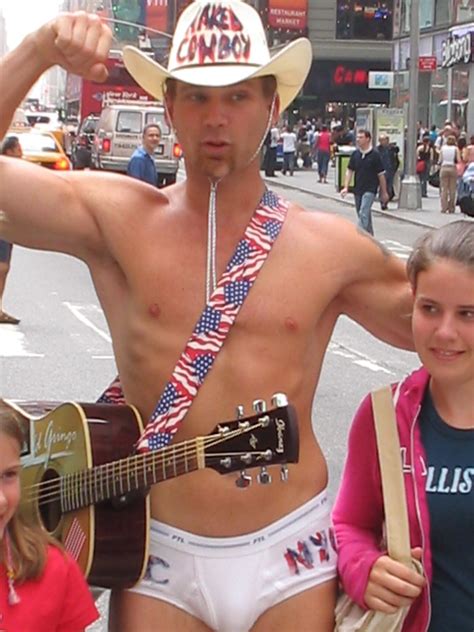 The Naked Cowboy Times Square Nyc July Michael Wayne Cole Flickr