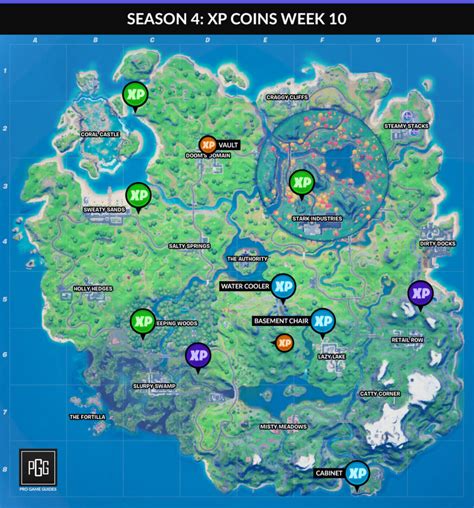 Si vous avez déjà joué à fortnite, vous avez déjà un compte epic games. Pièces XP Fortnite Saison 4 Semaine 10