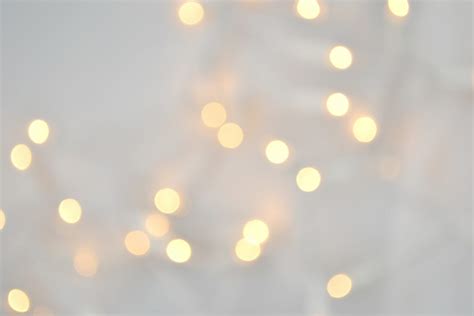 45 White Christmas Lights Wallpaper