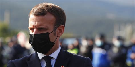 The man, who was wearing a. À l'offensive sur la sécurité, Macron va défendre sa ...