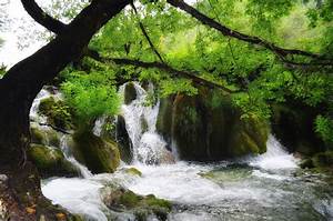 River, Waterfall, Rocks, Trees, Nature, Wallpapers, Hd