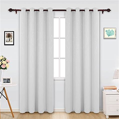 White Blackout Curtains Bedroom Ruivadelow
