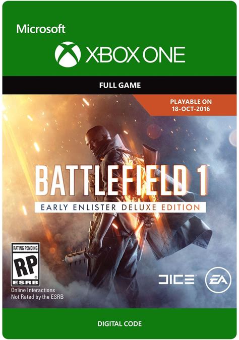 Buy Battlefield 1 Early Enlister Deluxe Global Xbox One And Download