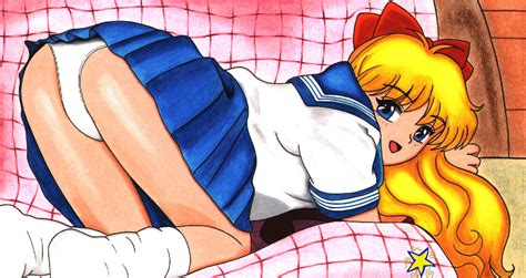 rule 34 1girls ass big ass big butt bishoujo senshi sailor moon blonde hair blue eyes butt