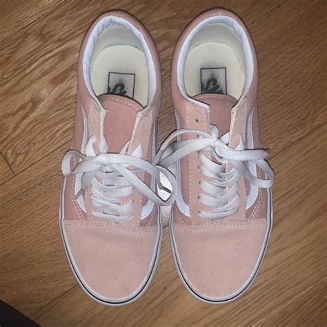 Vans Shoes Vans Old Skool Nude Pink Suede Sneakers Poshmark