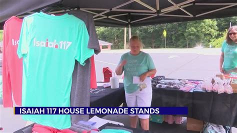 isaiah 117 house opens lemonade stands across the region as part of annual fundraiser youtube