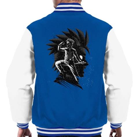 Dragon ball z letterman jacket. (Medium, Royal/White) Gogeta Inking Fusion Attack Dragon Ball Z Men's Varsity Jacket on OnBuy
