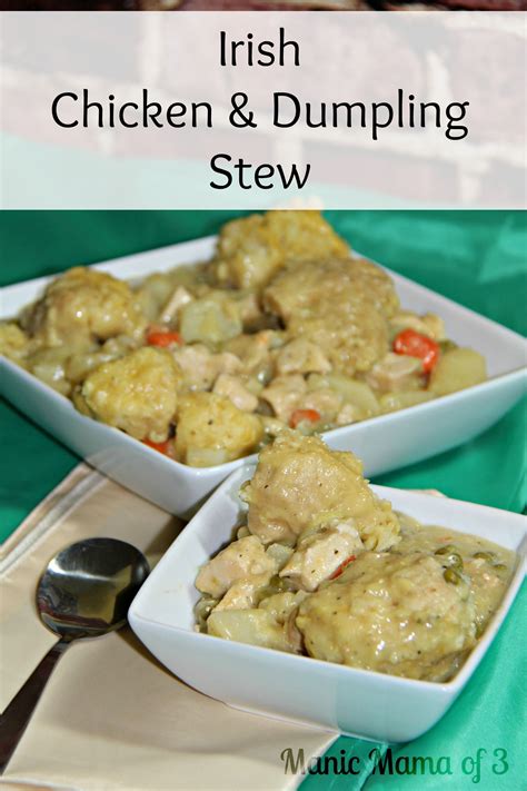 Irish Chicken And Dumpling Stew Irish Recipes Irish Recipes Authentic